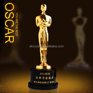 Châu âu tính năng khu vực awards danh hiệu, thanh lịch mạ vàng kim loại bức tượng nhỏ giải thưởng danh hiệu/vàng oscar thophy - Product Image 4