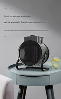 Calentador de Aire Caliente Eléctrico PTC de 2KW de Primera Calidad - Calentador de Ventilador Portátil Inteligente para Calefacción Doméstica, Industrial y Comercial