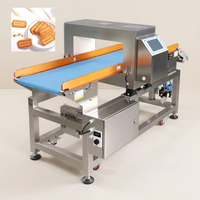 Détecteur de métaux pour aliments en acier inoxydable SUS304 pour ligne de transformation des aliments surgelés et des légumes avec alarme d'arrêt sur détection