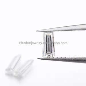 Großhandel Custom White Trapered Baguette Cut Real D Farbe Moissan ite Loose Stone Mit Gra Certificate Pass <span class=keywords><strong>Tester</strong></span> - Product Image 3