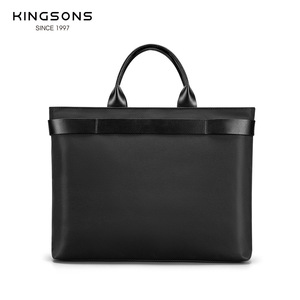 Kingsons Business Laptop <b>Bag</b> Waterproof Shockproof Polyester Briefcase For Men Women Office Work Travel 15.6 Inch - Product Image 4