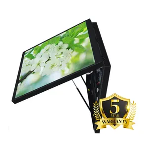 P4 Outdoor 2 Face Led Display Screen Shop Restaurant Front Led Signage Double Side 6Mm Led Sign