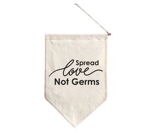 Bannière murale en toile double face personnalisée avec impression par sublimation de logo, décorations pour la maison en coton - Product Image 6