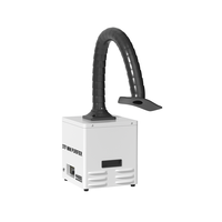 Eizoulyn purificateur de fumée laser extracteur de fumées de soudure couverture acrylique imprimante hybride pour salon de manucure fumée de soudage 3D