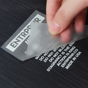 Custom Press Print Logo Sticker Eco-friendly Clothing Label Tag Vinyl Heat <strong>Transfer</strong> <strong>Iron</strong> <strong>on</strong> Neck Garment Label <strong>for</strong> <strong>Clothes</strong> - Product Image 1