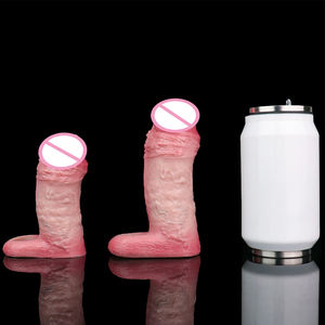 FAAK Dildo berongga realistis cincin lengan <span class=keywords><strong>Penis</strong></span> bagian terbuka ukuran <span class=keywords><strong>S</strong></span> M silikon Dildo cincin selubung pembesar <span class=keywords><strong>Penis</strong></span> mainan seks untuk pria - Product Image 3