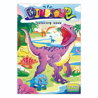 Libro para Colorear de Dibujos Animados de 60 Páginas para Niños, Encuadernación Perfecta, Tapa Dura, Hecho con Cartón Dúplex Recubierto de Alta Calidad, Papel Kraft Offset