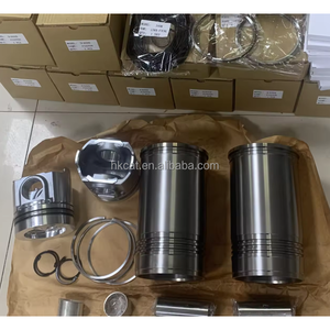 Kit de chemises de cylindre et pistons moteur 3408, ensemble de 4 pièces assorties, robuste, pour engins de construction diesel - Product Image 5