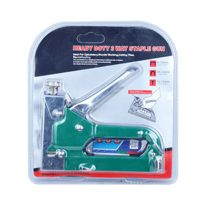 Pistola de Clavos Neumática Tipo U de Grado Industrial, Triple Uso, <span class=keywords><strong>para</strong></span> Construcción, Pintura, Marcos de Fotos y Trabajos en Madera - Product Image 2