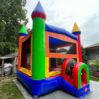 Panneau décoratif pour fête d'anniversaire, Château gonflable pour enfants, Bouncer gonflable, Stock local, Château gonflable personnalisé