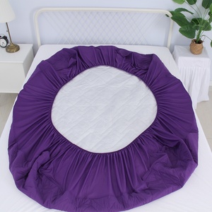 Thiết kế mới trên bán không thấm nước trải giường bán buôn màu tím đào vải chần Nệm bìa cho nhà - Product Image 4