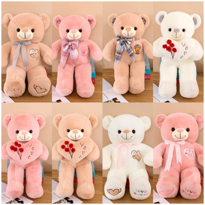 Peluş Oyuncak Ayı Sarılma Kalpli Kanepe Seni Seviyorum Papyonlu Sarılma Büyük Çift Düğün Peluş Oyuncak Ayı Dolması Oyuncak Ayı Bebek Çocuk Hediyesi - Product Image 5