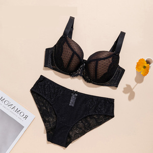 <span class=keywords><strong>Lingerie</strong></span> en dentelle transparente Wenshuo, fabrication directe, soutien-gorge push-up en coton grande taille, vente en gros, <span class=keywords><strong>lingerie</strong></span> brodée, logo personnalisé - Product Image 6