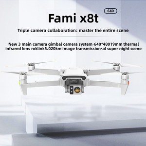 Drone Fimi X8T 640 avec caméra thermique, télécommande avec écran TX20, photographie aérienne, <span class=keywords><strong>image</strong></span> 20KM, cardan <span class=keywords><strong>3</strong></span> axes, drone GPS - Product Image 2