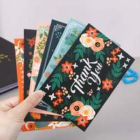 Carte postale et enveloppe personnalisées en papier épais imprimé avec logo, taille sur mesure