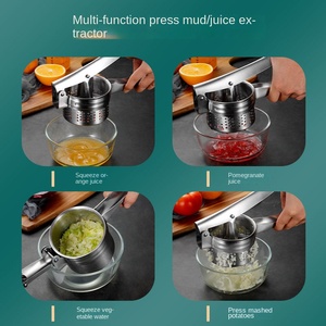 Pommes de terre Ricer acier inoxydable Masher pomme de terre fruits légumes bébé nourriture presse-agrumes presse outil de cuisine 3 disques de Ricing <span class=keywords><strong>passoire</strong></span> à légumes - Product Image 3