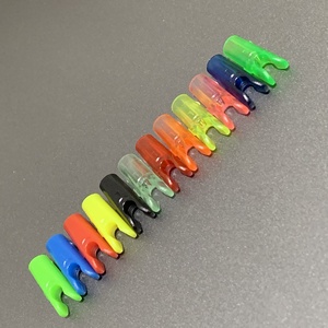 Vari colori di alta qualità cocks Arro w tiro con l'arco ID 6.2mm Arro w cocks albero Arro w Nock Insert - Product Image 2