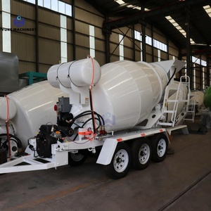 Réservoirs de transport de béton de 1,5 m³, 2 m³, 3 m³, bétonnière autochargeuse, remorque pour travaux de construction - Product Image 3
