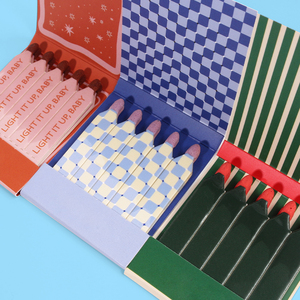 Cute Happy Face <strong>Matchbook</strong> 200 <strong>Matchbooks</strong> White Matches Custom Paper Books for Cigar <strong>Matchbook</strong> - Product Image 4