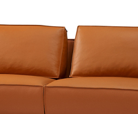 Modernes Italienisches Leder-Ecksofa Hochwertiges Chesterfield-Sofa-Set für Wohnzimmer, Villen & Hotels
