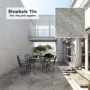 R11 1cm 2cm Gray 600x600mm Swimming Pool Anti Slip 20mm Thickness Porcelain Pavers Outdoor Tile Floor Tiles 600x1200