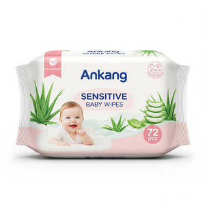 Lingettes en <span class=keywords><strong>bambou</strong></span> non tissées non parfumées pour soins de bébé, 80 pièces, nettoyage personnel, soins de la peau - Product Image 3