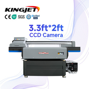 Tự động UV phẳng máy in phun LED ánh sáng Hệ Thống chai kỹ thuật số máy in UV 6090 UV phẳng máy in với CCD máy ảnh - Product Image 1