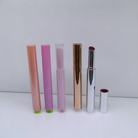 Nouveau tube de rouge à lèvres vide transparent de type stylo, emballage pour rouge à lèvres et crayon à lèvres, tubes de rouge à lèvres à pression