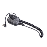 Microphone omnidirectionnel Retevis HK008 K1 avec prise 2 broches, haut-parleur actif, bouton de volume réglable, batterie amovible 890 mAh, filaire