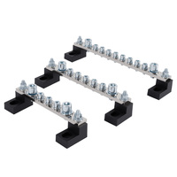 Base de montage pour bornier de mise à la terre électrique en cuivre, support de barre neutre personnalisé pour boîtier de distribution électrique, 1-5 AWG, 150A, à boulon