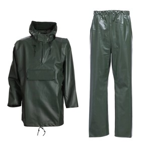 Traje de Lluvia de Dos Piezas Personalizado, Resistente, de PVC, Impermeable, para Pesca - Product Image 6