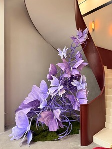 Nuovo Design Personalizzato: Gigantesco Fiore di Carta e Farfalla Enorme per Decorazioni di Matrimoni, Vetrine e Pareti - Product Image 2