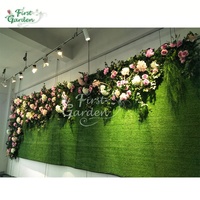 Premier jardin Rose hortensia fleur artificielle plante irrégulière panneau mural scène de mariage toile de fond maison hôtel halls décoration