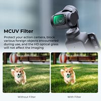 Filtre d'objectif d'appareil photo K&F Concept pour stabilisateur, filtre ND2-32 réglable pour DJI Osmo Pocket 3/4, fixation magnétique