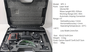 <span class=keywords><strong>Laser</strong></span> autonivelant 360°, faible entretien, conception portable, écran surdimensionné ultra-clair, solution tout-en-un, vingt-quatre lignes - Product Image 6