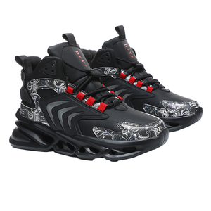 High Top Blade Sole Chunky <b>Height</b> <b>Increasing</b> Autumn/Winter Sporty Walking Shoes Size 39-46 Designer Sneakers - Product Image 2