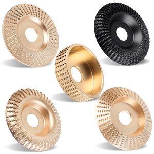 Discos moldeadores de madera, discos de sierra de acero rápido de alto carbono, discos abrasivos de madera dorados curvos <span class=keywords><strong>para</strong></span> pulido de <span class=keywords><strong>amoladora</strong></span> angular <span class=keywords><strong>para</strong></span> carpintería - Product Image 6