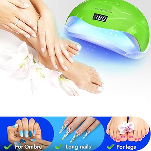 Nouveauté Lampe à polymériser 180W <span class=keywords><strong>pour</strong></span> <span class=keywords><strong>vernis</strong></span> acrylique et gel-Dispositif de séchage manucure et pédicure avec 57 ampoules Lampe à ongles - Product Image 5