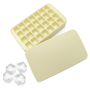 Cao cấp Ice Cube hộp, lớn vuông Ice Cube khay + Silicone Ice Cube Khay trong cấp thực phẩm (SET), bpa-miễn phí và máy rửa chén an toàn - Product Image 5