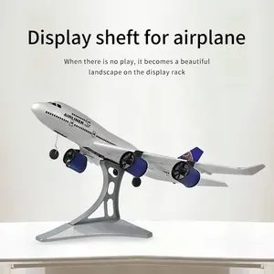 Avión de Control Remoto <span class=keywords><strong>Rc</strong></span> <span class=keywords><strong>Boeing</strong></span> 747 de Ala Fija, Modelo de Plástico, 3 Canales, Función de Vuelco, Baterías, Control de 2.4ghz, 200m de Alcance, con Cargador - Product Image 6