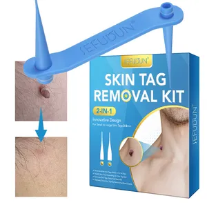 Sefudun removedor de marcas de pele, removedor de verrugas e manchas escuras, kit de remoção de marcas de pele automática