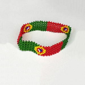 <span class=keywords><strong>Bracelet</strong></span> perlé avec drapeaux de Grande-Bretagne, du <span class=keywords><strong>Portugal</strong></span>, de la Pologne, de l'Espagne, de l'Italie, de la Belgique, de l'Irlande, de la Turquie et de l'Albanie, par Liberty Gifts - Product Image 3