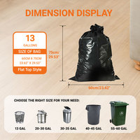 Rangement de cuisine Foamstar blanc, fabrication de rouleaux de sacs poubelle en plastique, sac poubelle de 13 gallons