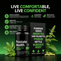 Complément en gros de capsules pour la prostate pour la santé masculine - Lycopène et Palmier Nain pour les hommes, bloqueur de DHT, nutriments de soutien de la prostate