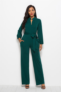 Pantaloni larghi autunno interi personalizzati pantaloni semplici da donna - Product Image 5