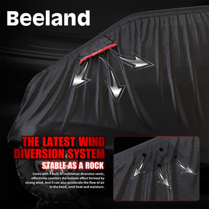 BEELAND 120 pouces couverture de véhicule <span class=keywords><strong>utilitaire</strong></span> universel couverture UTV étanche tous temps - Product Image 4