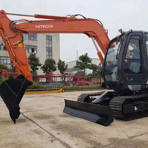 Hitachi ZX75 ZX75us Used Mini Excavator Yanmar Engine PLC Motor Hydraulic Crawler Construction <b>Machinery</b> Gearbox Gear Pump 2021 - Product Image 1