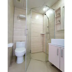 シャワーとトイレプレハブバスルームポッド付き小型ポータブルバスルームユニットRVとヴィラに適しています