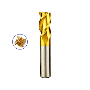 أداة طحن نهايةية عالية الجودة من الكوبالت HSS M35 بـ 2/3/4 شفرات مع طلاء TiAlN للقطع عالي السرعة - Product Image 2