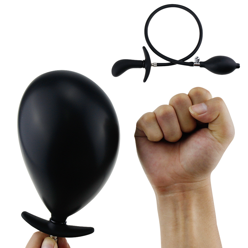 Inflatable Silicone Anal Balloon Pump with Quick Release Valve - Perfect  for Beginners & Advanced Users in Anal Sex Toys